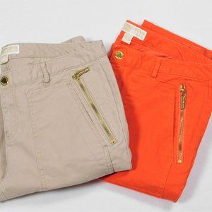 Michael Kors Zippered Skinny Pants 10 Bundle (123024)